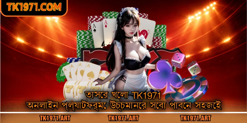 তাসের খেলা Tk1971 অনলাইন প্ল্যাটফর্মে উচ্চমানের সেবা পাবেন সহজেই