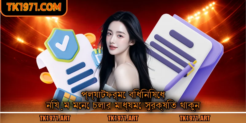 প্ল্যাটফর্মে বিধিনিষেধ নিয়ম মেনে চলার মাধ্যমে সুরক্ষিত থাকুন