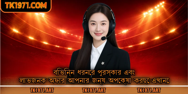 বিভিন্ন ধরনের পুরস্কার এবং লাভজনক অফার আপনার জন্য অপেক্ষা করছে এখানে