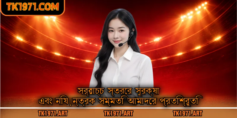 সর্বোচ্চ স্তরের সুরক্ষা এবং নিয়ন্ত্রক সম্মতি আমাদের প্রতিশ্রুতি