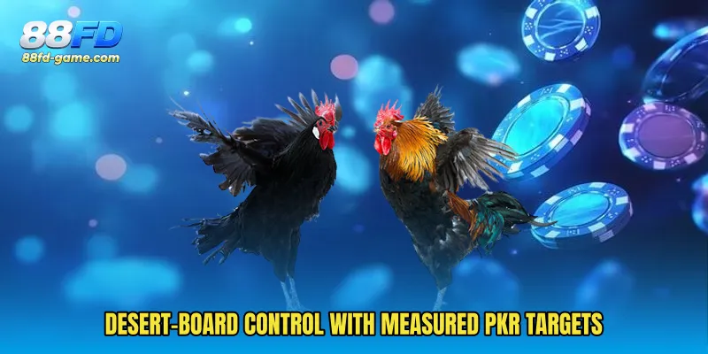 Desert-board control with measured PKR targets
