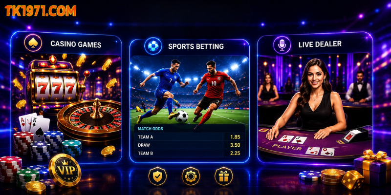 Gaming Categories Available on the Platform
