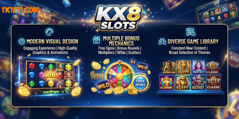 Main Features of KX8 Slots