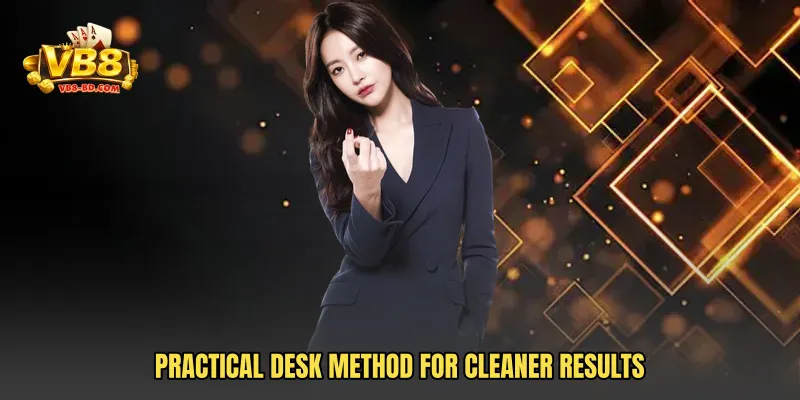 Practical Desk Method For Cleaner Results