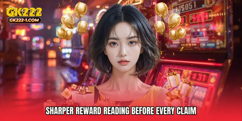 Sharper reward reading before every claim