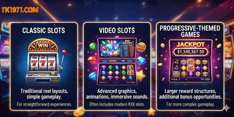Types of Slot Games Available