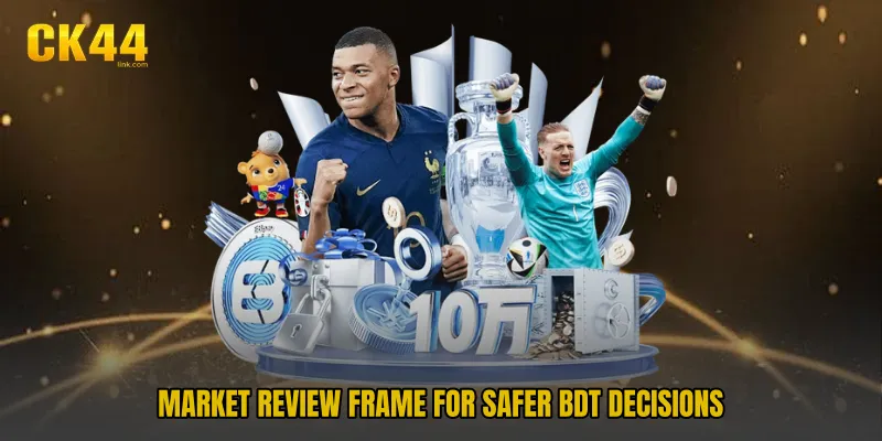 Market review frame for safer BDT decisions