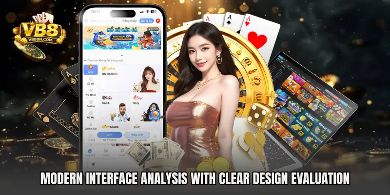 Modern interface analysis with clear design evaluation